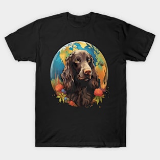 Field Spaniel Earth Day T-Shirt